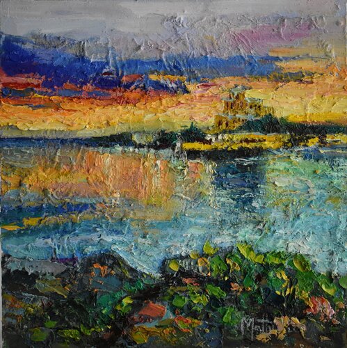 Tramonto a Las Tronas von Gianni Mattu, Malerei kaufen auf Singulart