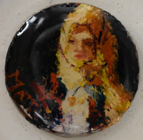 "Su lionzu" il copricapo von Gianni Mattu, Malerei kaufen auf Singulart