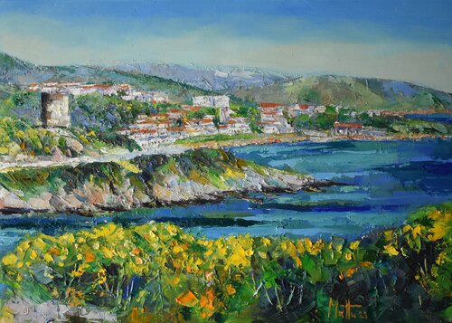 Torre di Cala D'Oliva von Gianni Mattu, Malerei kaufen auf Singulart