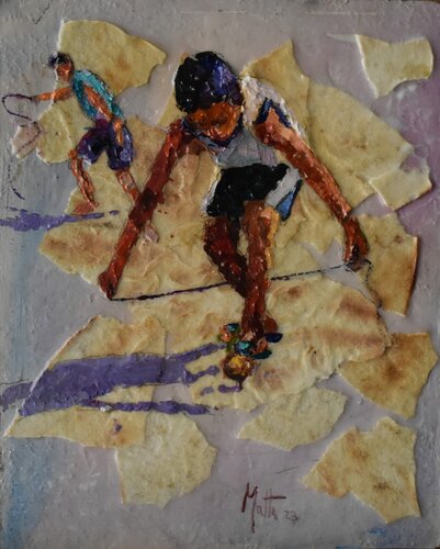 La trottola van Gianni Mattu, Schilderij te koop op Singulart