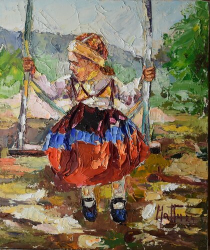 All'ombra della quercia van Gianni Mattu, Schilderij te koop op Singulart