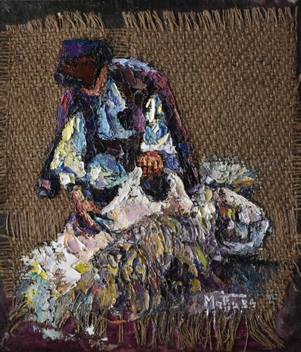 Vecchio  pastore sardo de Gianni Mattu, Pintura a la venta en Singulart