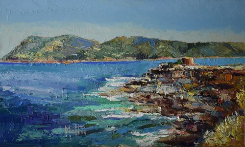 Torre di Porto Ferro di Gianni Mattu, Pittura in vendita su Singulart