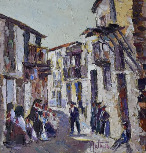 Antico scorcio di Fonni van Gianni Mattu, Schilderij te koop op Singulart