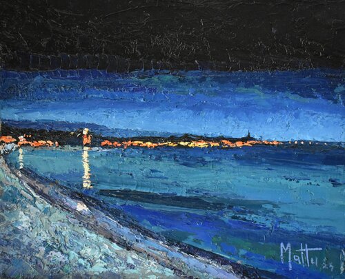 Alghero di notte Gianni Mattu
