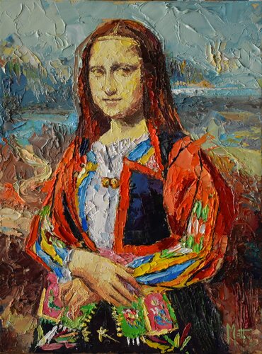 Monna Lisa "Orgosolo" di Gianni Mattu, Pittura in vendita su Singulart