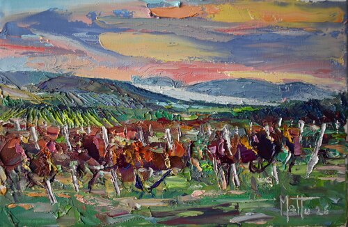 Vignetti a dicembre by Gianni Mattu, Painting for Sale on Singulart