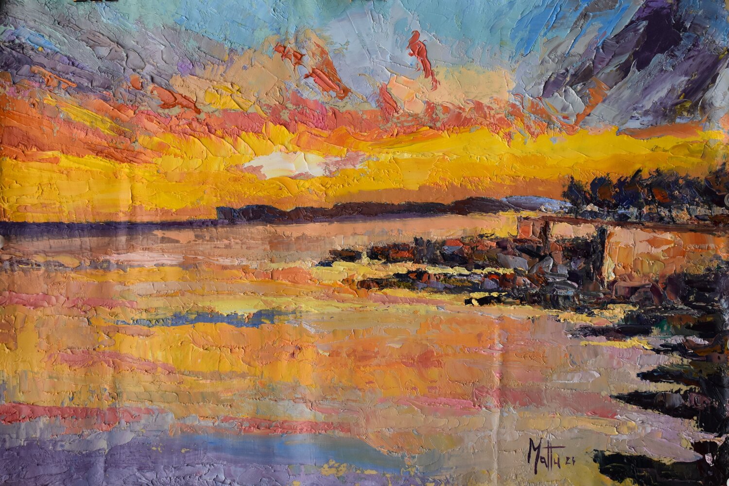 Tramonto sul lungomare Gianni Mattu