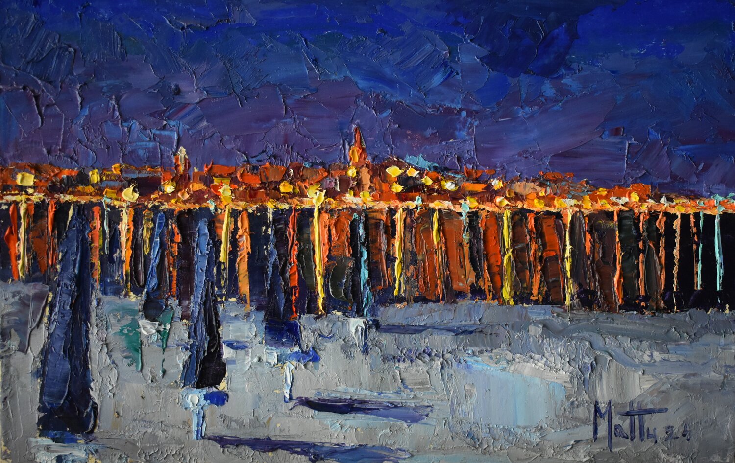 Spiaggia notturna Gianni Mattu