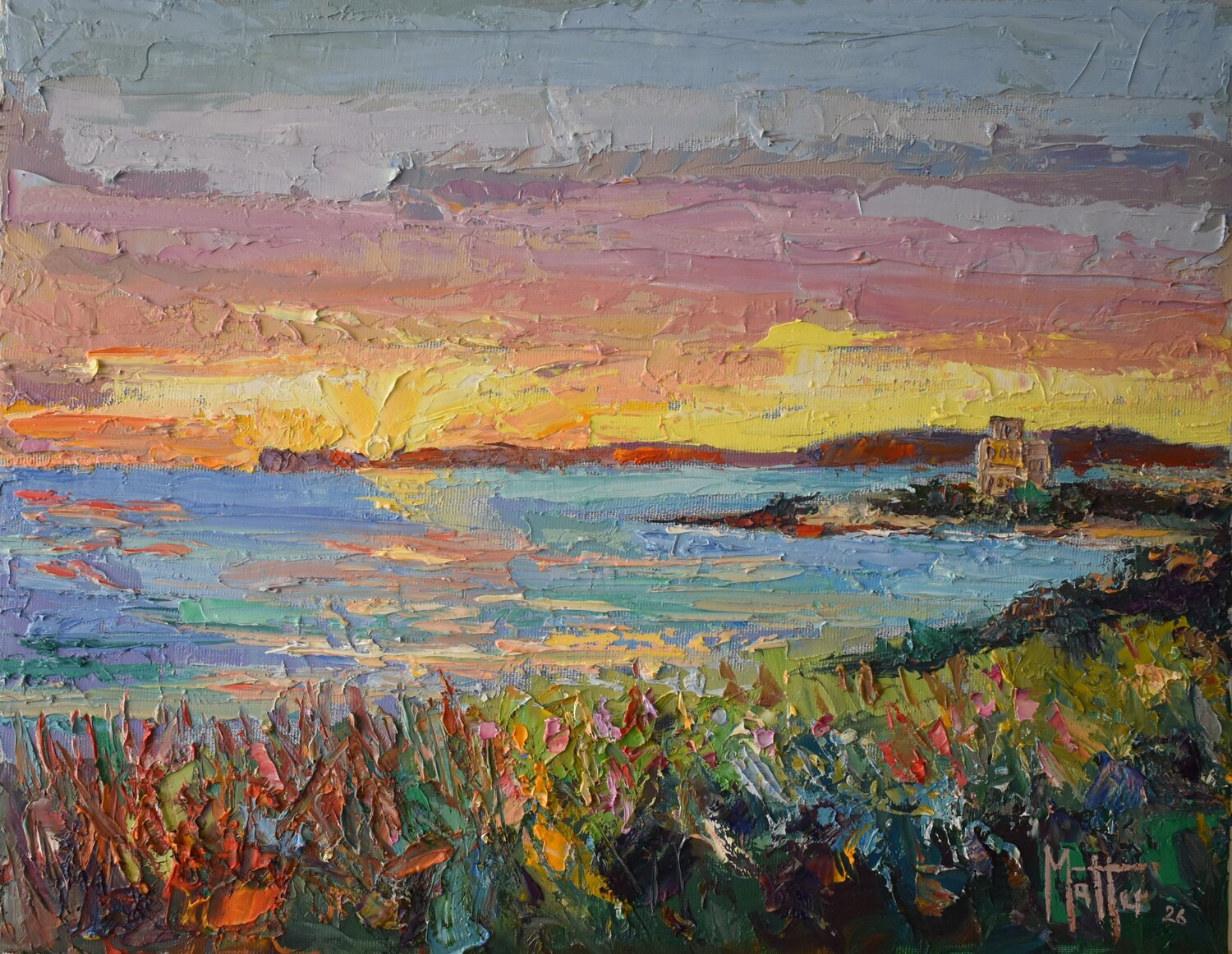 Tramonto sulla riviera Gianni Mattu