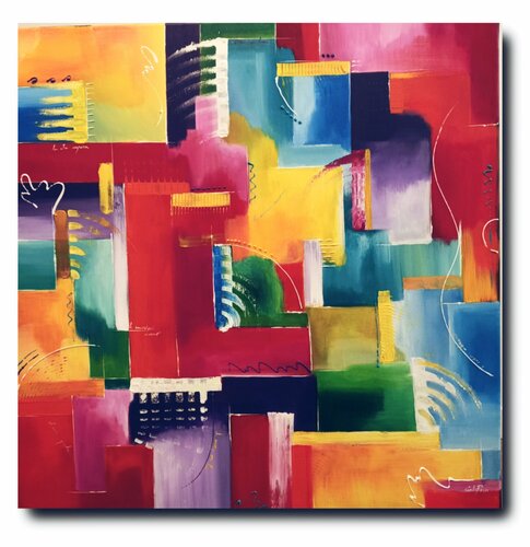 Portale rosso van Carla Pistola, Schilderij te koop op Singulart