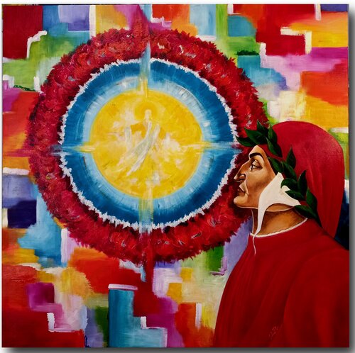 Tra i colori dell'arcobaleno il Paradiso by Carla Pistola, Painting for Sale on Singulart