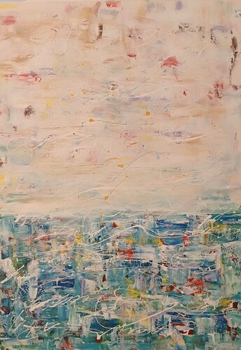 ALBA SUL MARE di Carla Pistola, Pittura in vendita su Singulart