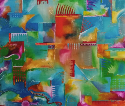 My sound van Carla Pistola, Schilderij te koop op Singulart