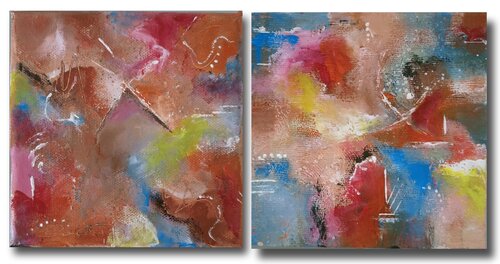 arancio 1 e 2 par Carla Pistola, Peinture en vente sur Singulart