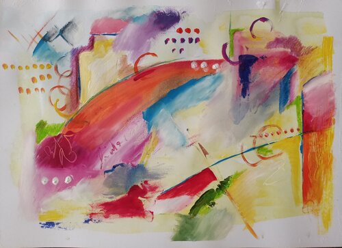 musicalita' par Carla Pistola, Peinture en vente sur Singulart