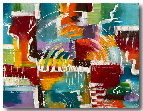 Abstract van Carla Pistola, Schilderij te koop op Singulart
