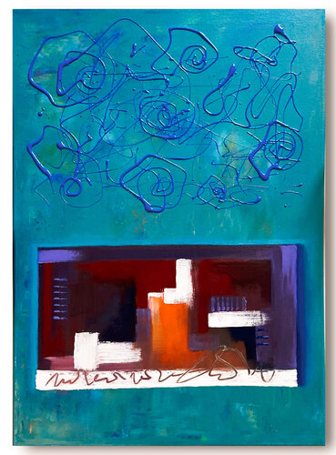 Da un piano allaltro par Carla Pistola, Peinture en vente sur Singulart