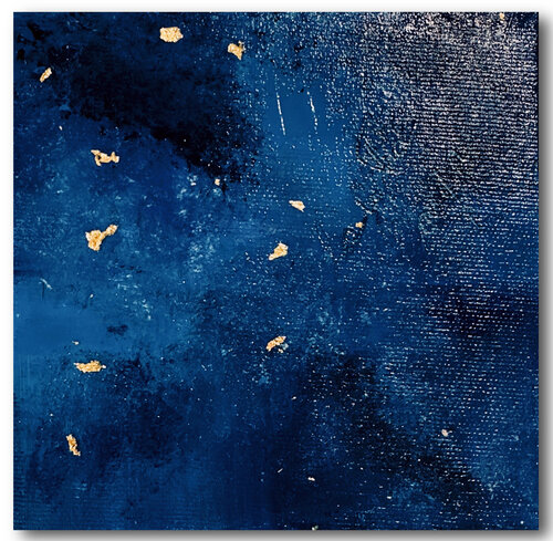 Blue stars van Carla Pistola, Schilderij te koop op Singulart