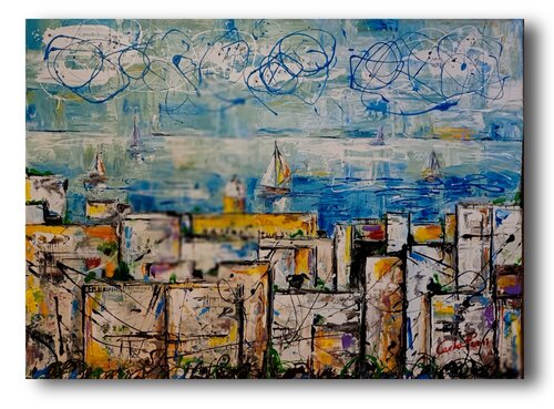genova par Carla Pistola, Peinture en vente sur Singulart