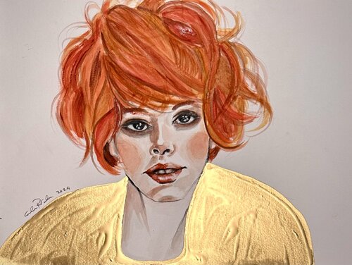 Ritratto 1 par Carla Pistola, Peinture en vente sur Singulart