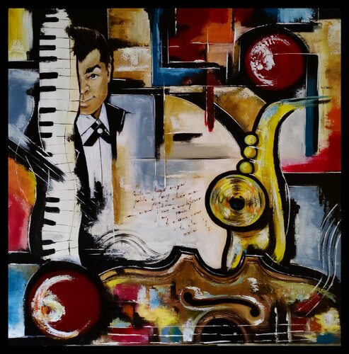 Sguardo sullo swing di Carla Pistola, Pittura in vendita su Singulart