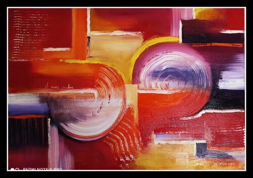 Fuoco di Carla Pistola, Pittura in vendita su Singulart