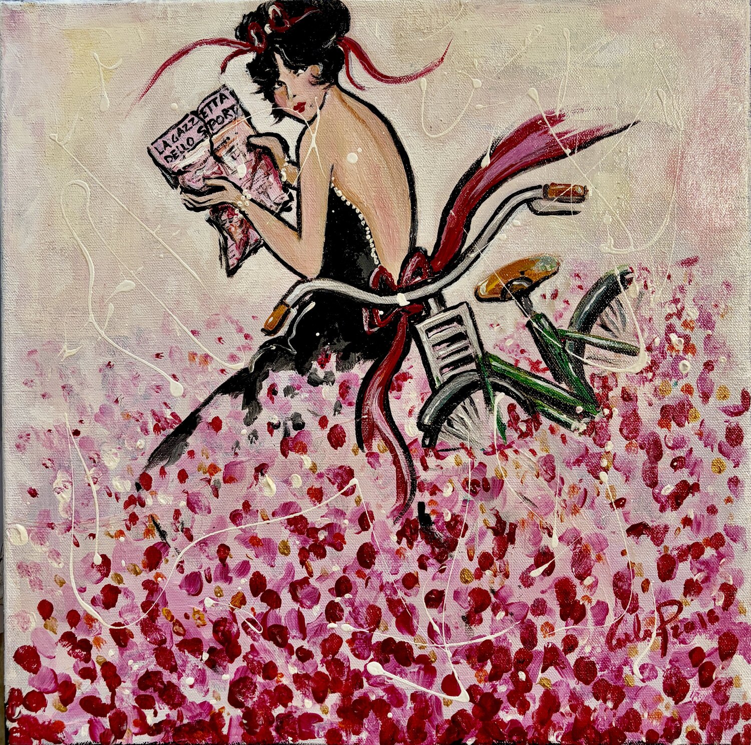 Passione Carla Pistola Pintura original en venta