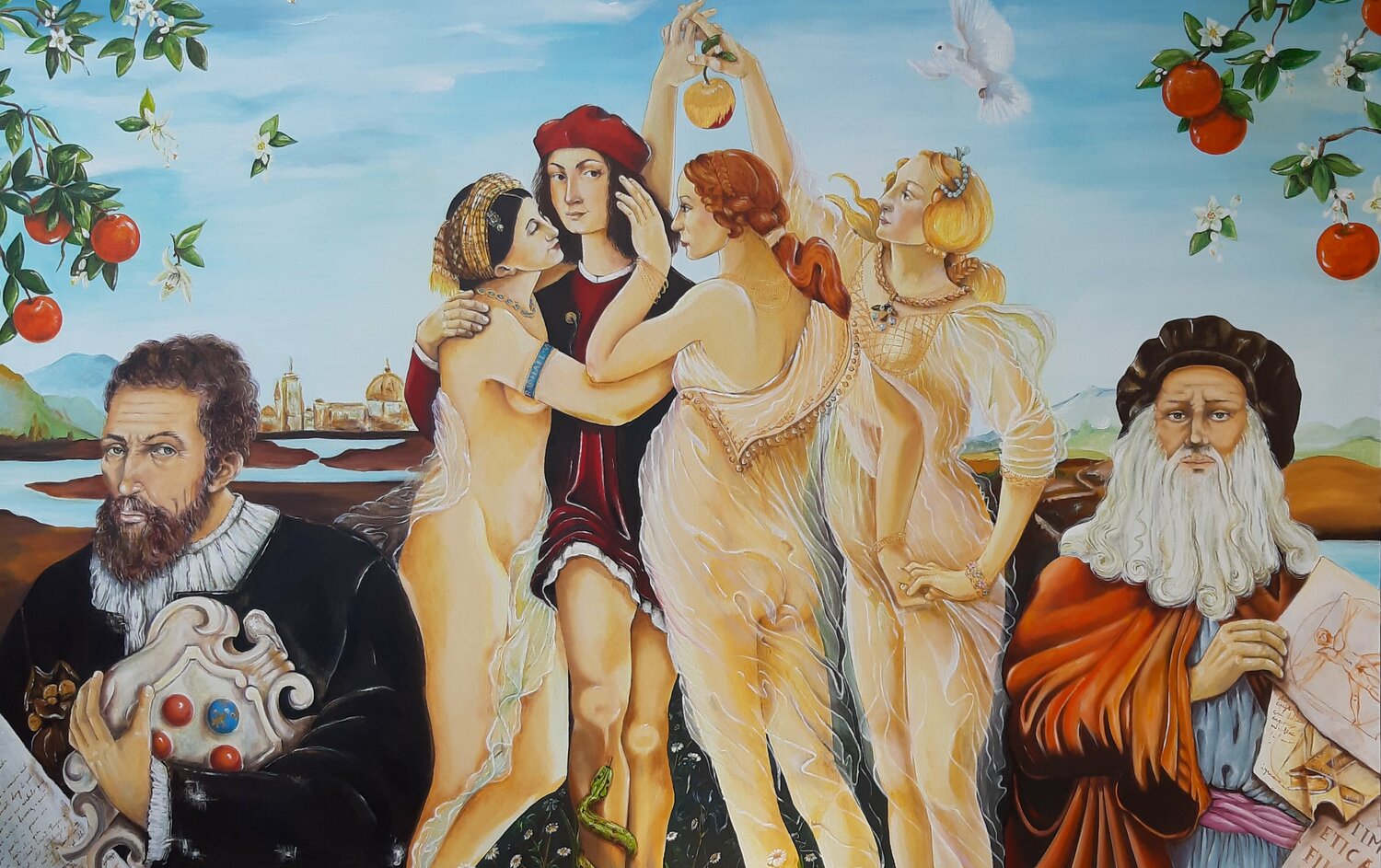 Raffaello a Firenze con Michelangelo e Leonardo Carla Pistola