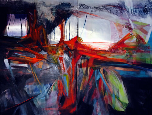 LA NOTTE DEL MONDO di Franco Margari, Pittura in vendita su Singulart