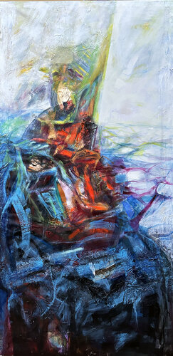 UN PASSO DAL VISIBILE van Franco Margari, Schilderij te koop op Singulart