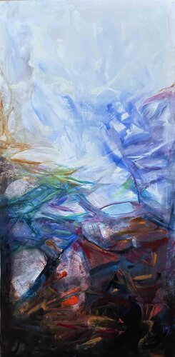 UN PASSO DAL VISIBILE van Franco Margari, Schilderij te koop op Singulart