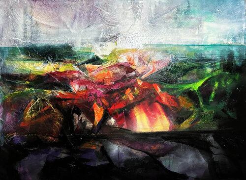 ORIZZONTI INTERIORI by Franco Margari, 油畫 for Sale on Singulart