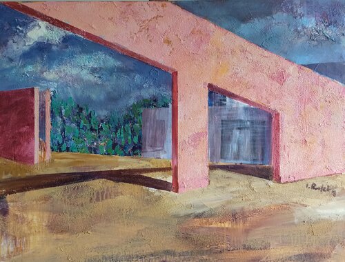Pink nostalgia von IZABELA Rudzka, Malerei kaufen auf Singulart