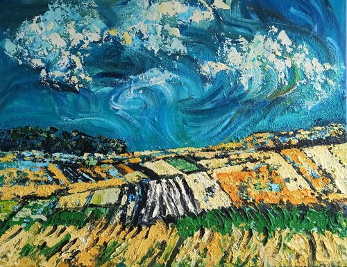 Yellow fields -my Van Gogh IZABELA Rudzka