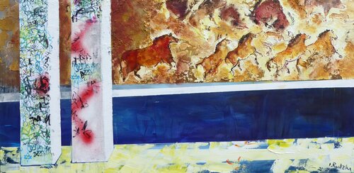 Diffiuson Of The Past To The Presence di IZABELA Rudzka, Pittura in vendita su Singulart