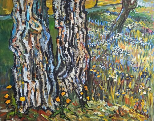 Towards the Nature-My Van Gogh von IZABELA Rudzka, Malerei kaufen auf Singulart