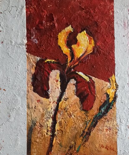 Stone Flower II von IZABELA Rudzka, Malerei kaufen auf Singulart