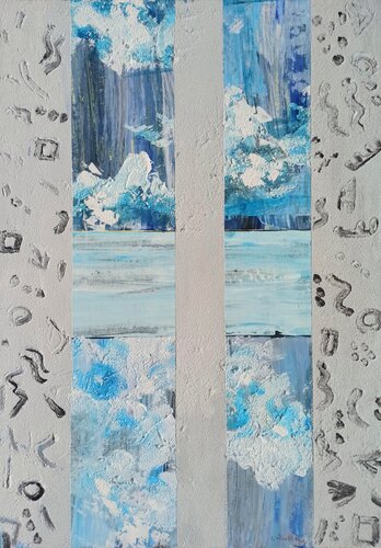 Vertcal Horizon 5 di IZABELA Rudzka, Pittura in vendita su Singulart
