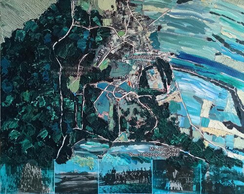 Time Reflections of History-  St. Anna Mountain par IZABELA Rudzka, Peinture en vente sur Singulart