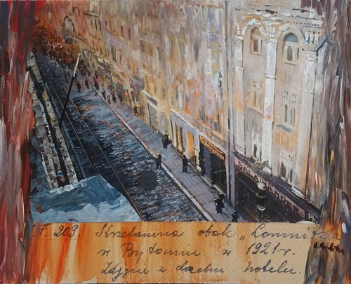 Time Reflections of History- Portal di IZABELA Rudzka, Pittura in vendita su Singulart