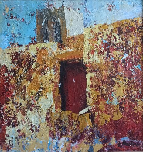 Fortress in Morocco- Travelling Landscapes de IZABELA Rudzka, Pintura a la venta en Singulart