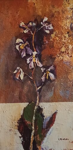 Autumn Orchid von IZABELA Rudzka, Malerei kaufen auf Singulart