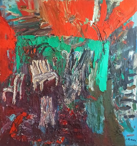 Interior by IZABELA Rudzka, 油畫 for Sale on Singulart