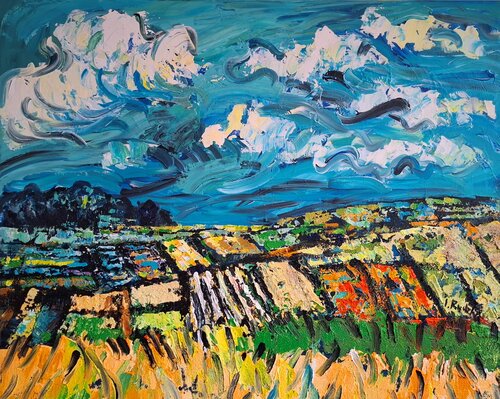 Landscape by Van Gogh IZABELA Rudzka
