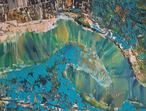 Lake in Wylatkowo 2025 par IZABELA Rudzka, Peinture en vente sur Singulart