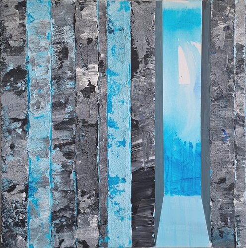 Vertical Horizon 6 par IZABELA Rudzka, Peinture en vente sur Singulart