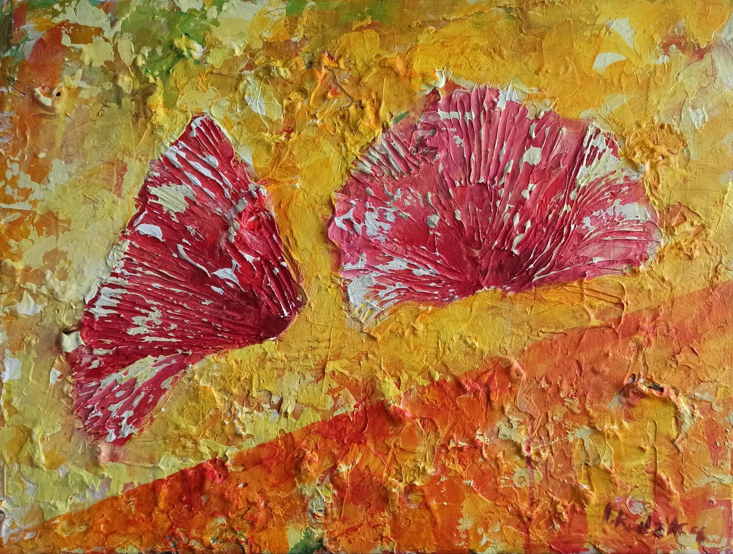 Stone Flowers- Poppies IZABELA Rudzka