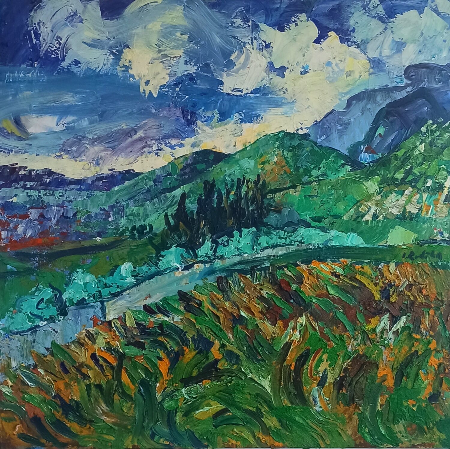 My Van Gogh - Meadows and Mountains IZABELA Rudzka