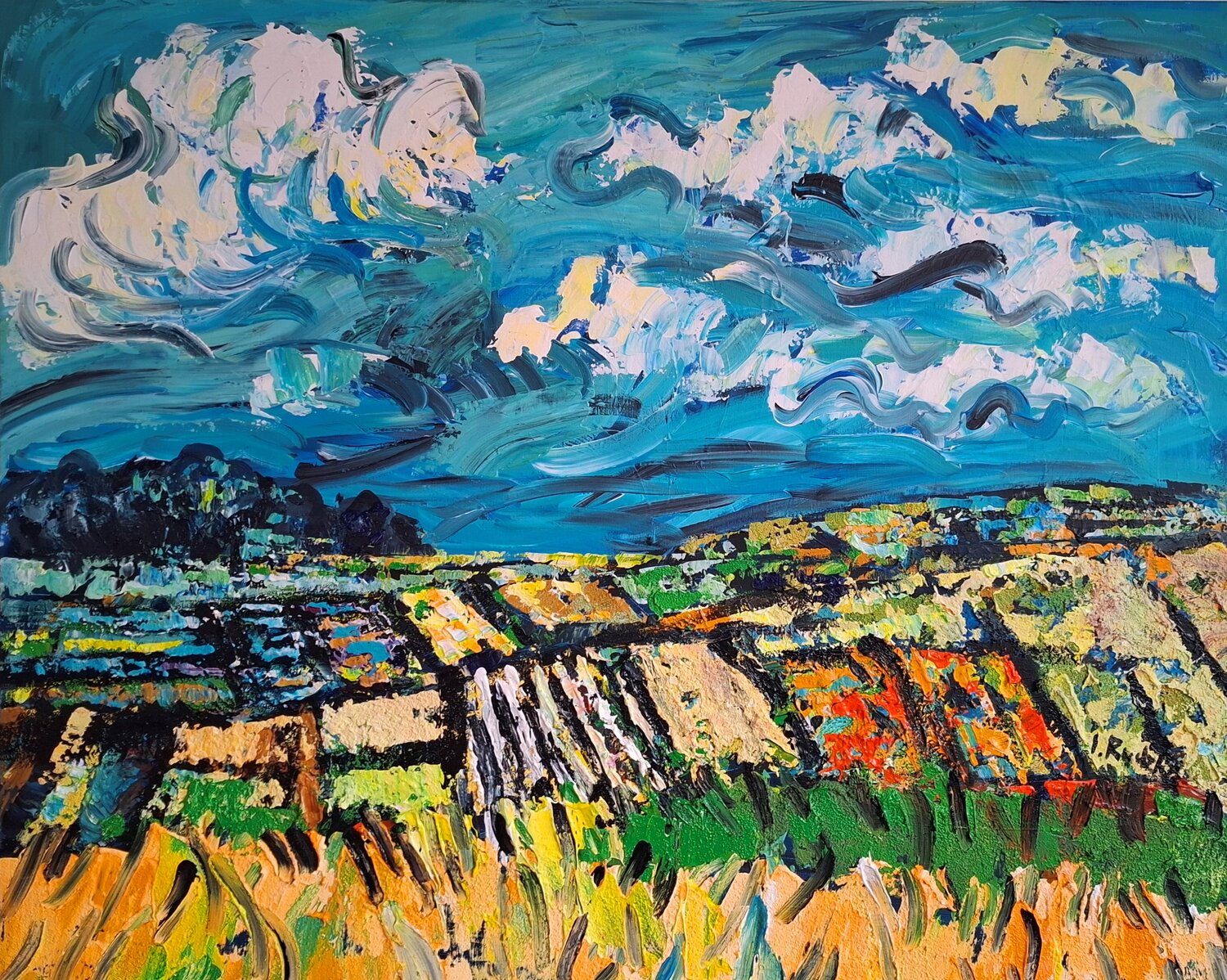 Landscape by Van Gogh IZABELA Rudzka